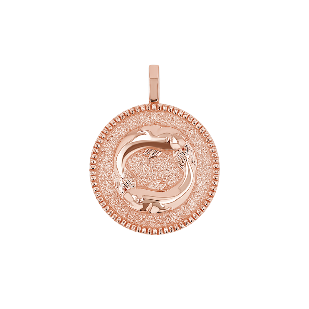 Zodiac Coin Medallion Charm B174029
