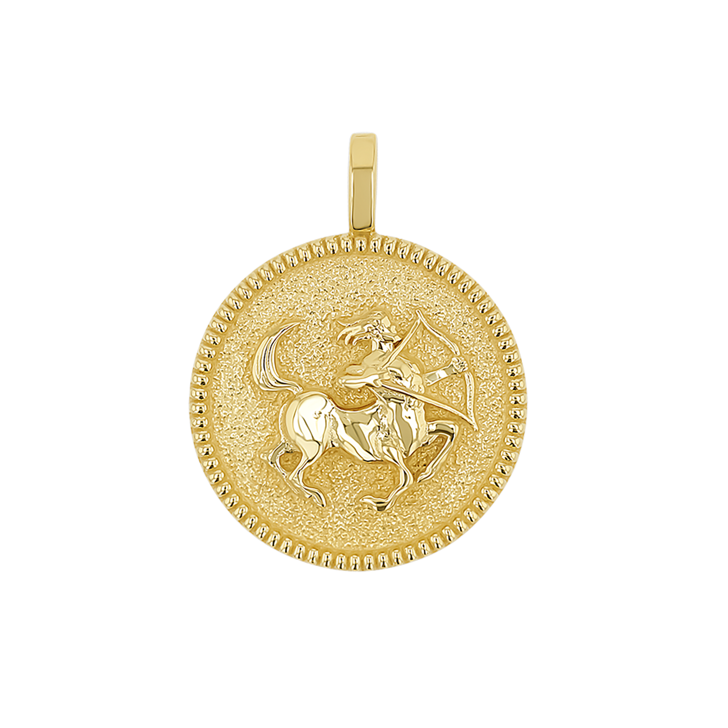 Zodiac Coin Medallion Charm B174029