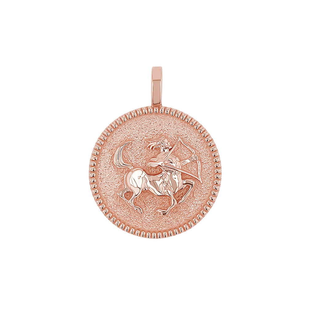 Zodiac Coin Medallion Charm B174029