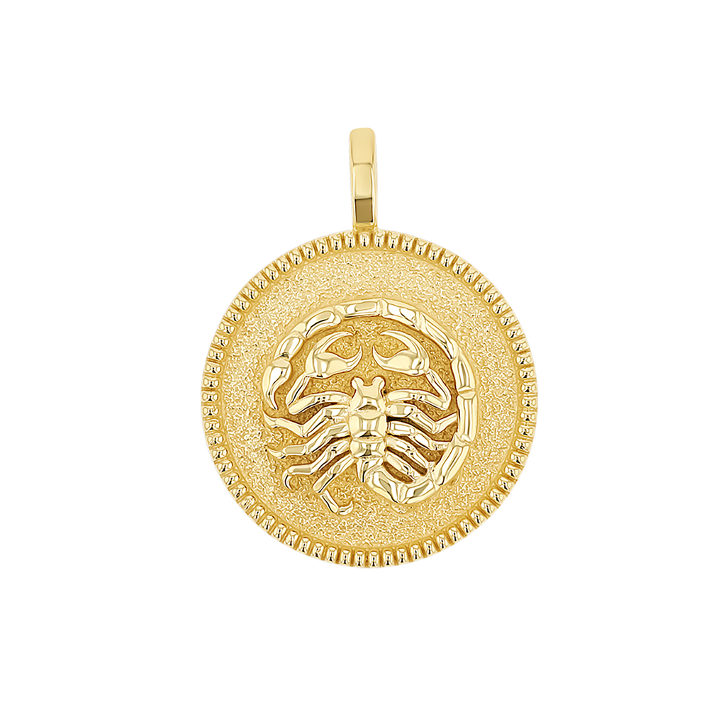 Zodiac Coin Medallion Charm B174029