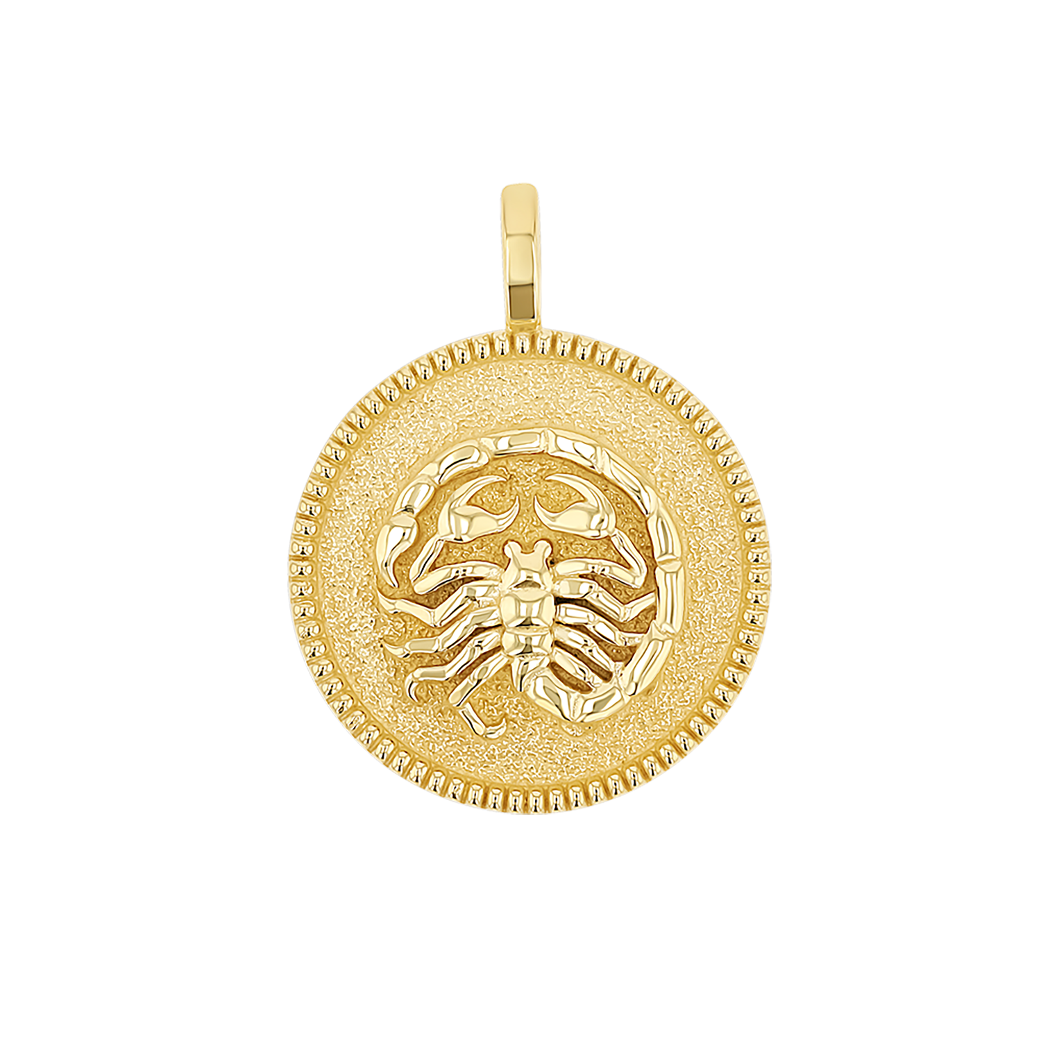 Zodiac Coin Medallion Charm B174029