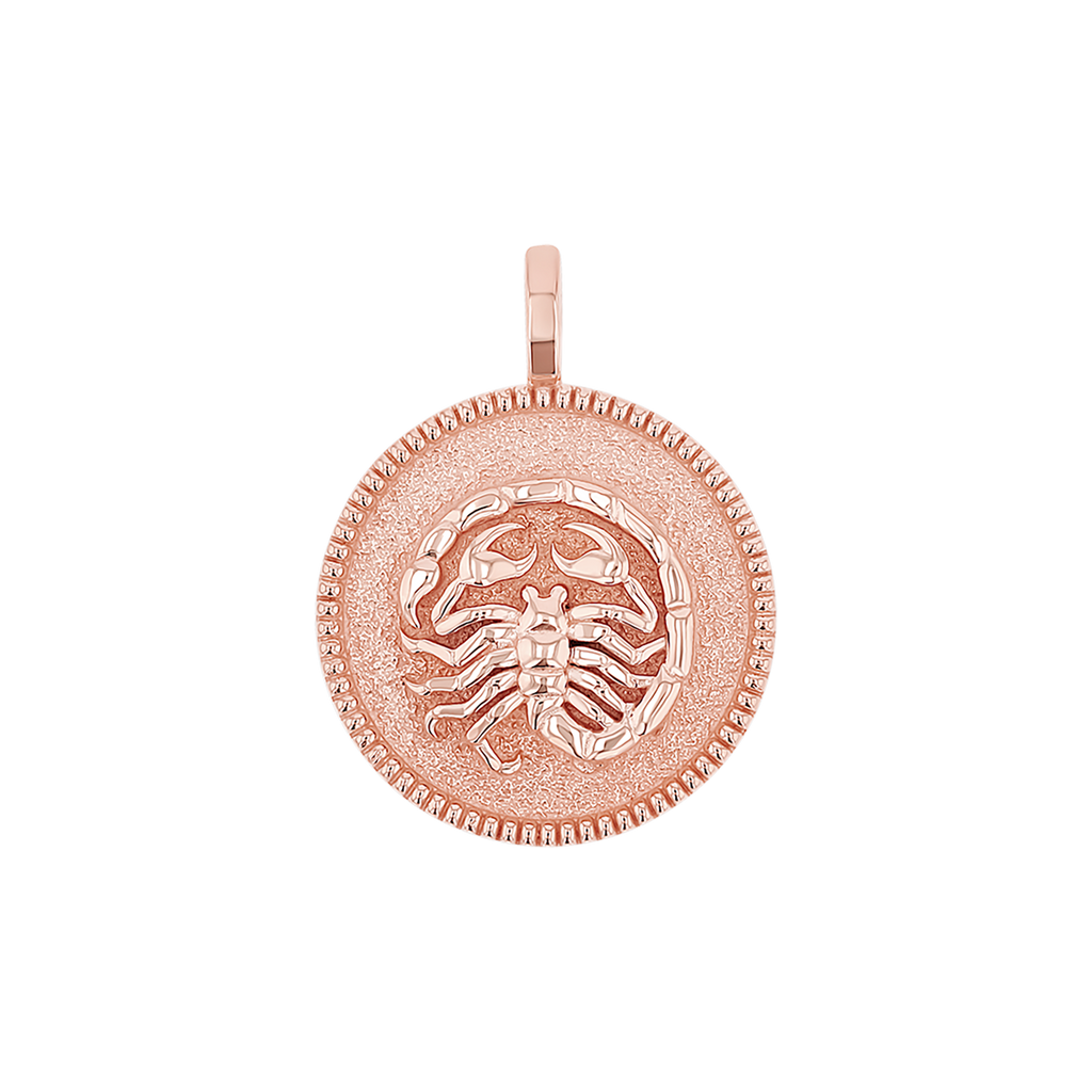 Zodiac Coin Medallion Charm B174029