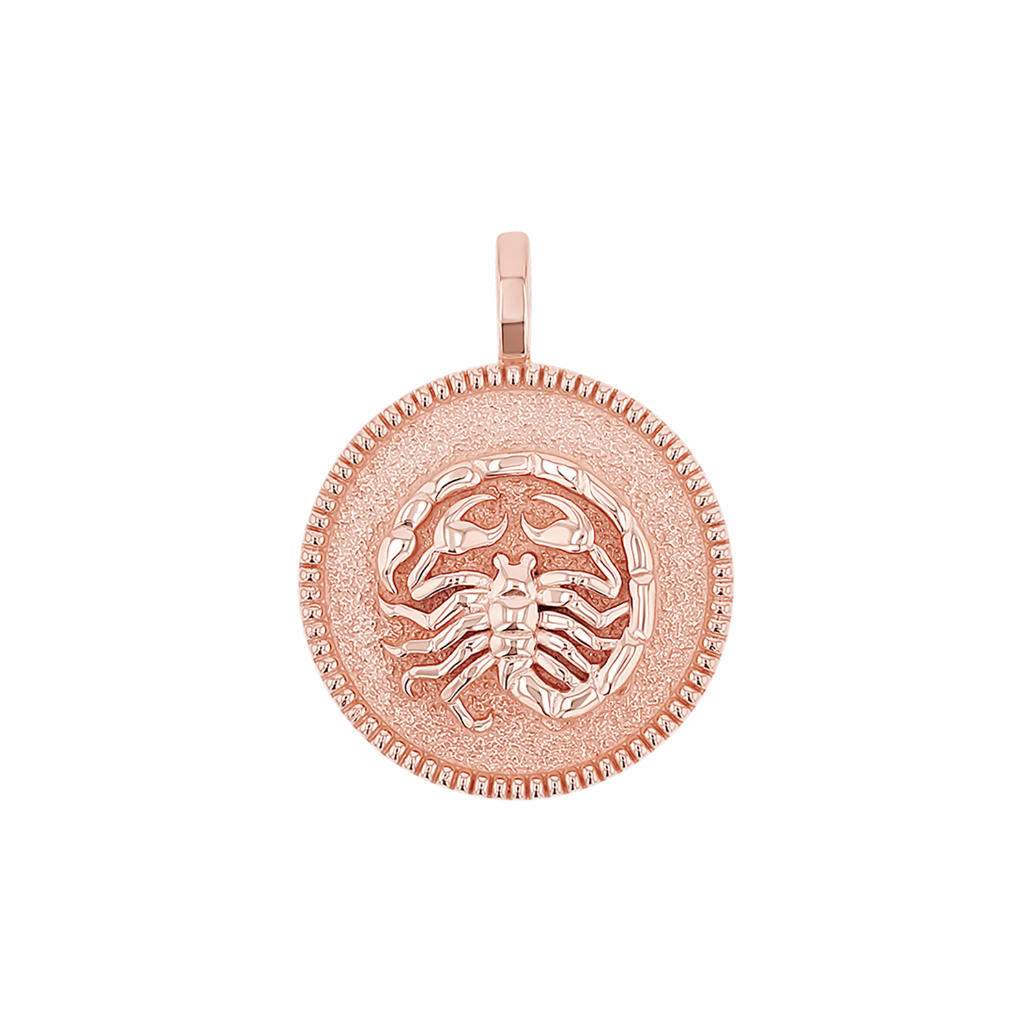 Zodiac Coin Medallion Charm B174029