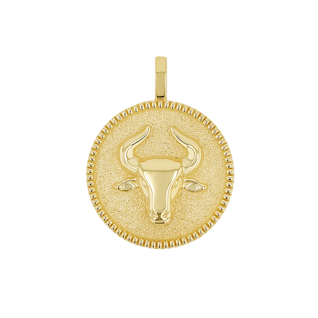 Zodiac Coin Medallion Charm B174029