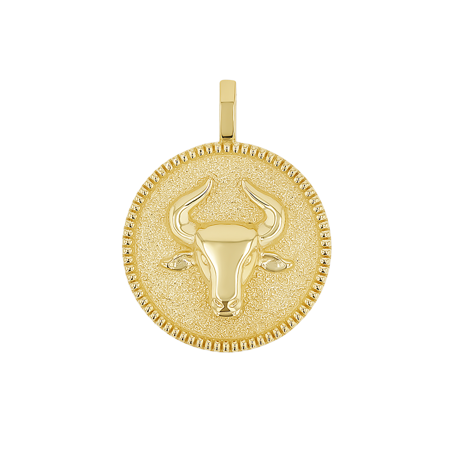 Zodiac Coin Medallion Charm B174029