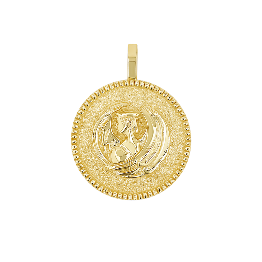 Zodiac Coin Medallion Charm B174029