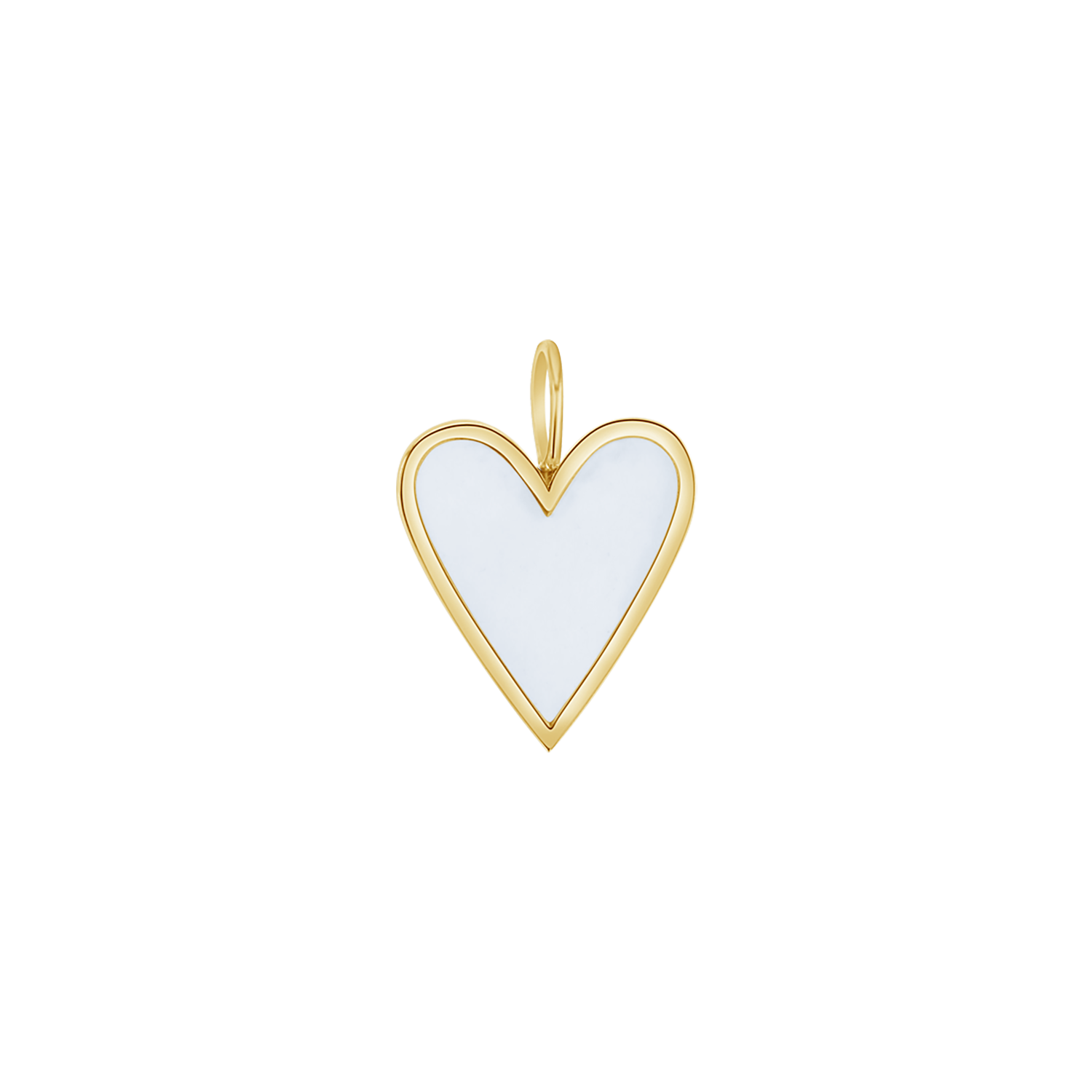 Enamel Heart Charm J6202