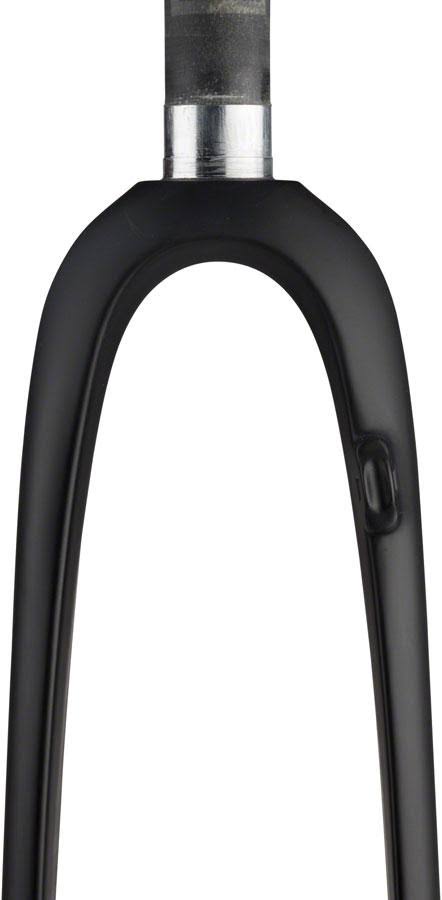 Black 12mm Thru-Axle Carbon Steerer Flat Mount Fork J6631