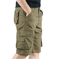 Men Cargo Shorts Below Knee Relaxed Fit Casual Stretch Big and Tall Tactical Work Shorts Hiking Overalls R8565