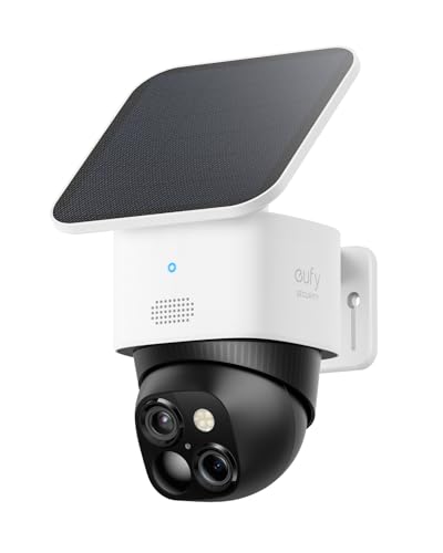 Solar Security Camera Wireless Outdoor 360° Pan & Tilt Surveillance 2.4 GHz Wi-Fi L812