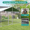 120IN Heavy Duty Outdoor Dog Kennel with Waterproof Cover A799