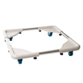 Multi Purpose Dolly With 8 Feet, Locking Swivel Wheels, Adjustable Base, 1100 Lbs Capacity A776