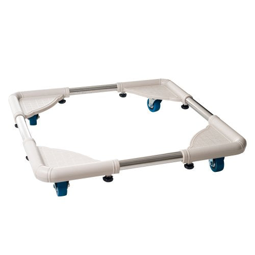 Multi Purpose Dolly With 8 Feet, Locking Swivel Wheels, Adjustable Base, 1100 Lbs Capacity A776