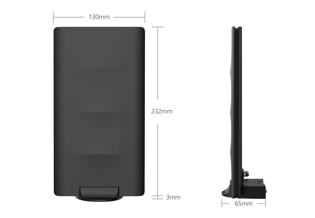 Digital TV Antenna with Built-in Amplifier, 33FT Coax Cable Z32309