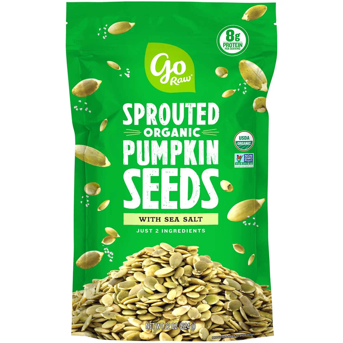 Organic Pumpkin Seeds with Sea Salt, 22 oz S7440