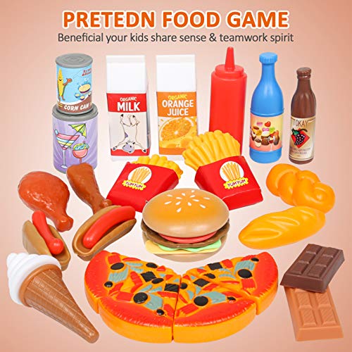 143Pcs Play Food Set with Storage Bag Q983082