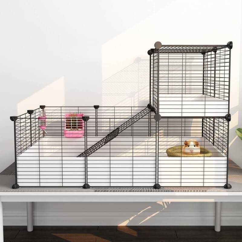 Guinea Pig Cage with Waterproof Plastic Bottom A8747
