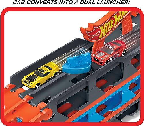 3 1:64 Scale Cars Storage Carrier with 6-Foot Drag Race Track L824968