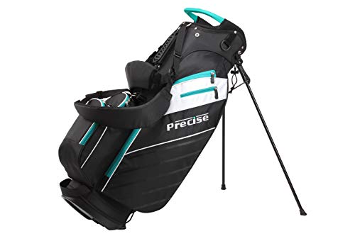 Complete Golf Clubs Package Set Includes Titanium Driver, Fairway, Hybrid, 6-PW Irons, Putter, Bag, 3 H/C's Right Hand X72153