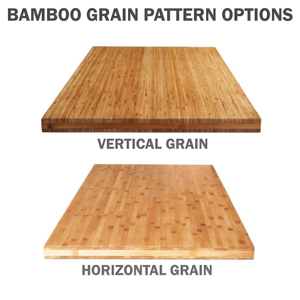 Unfinished Natural Straight Butcher Block Bamboo Kitchen Countertop G4732