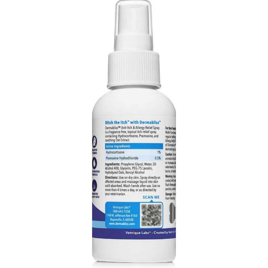 Anti-Itch & Allergy Relief Spray for Dogs & Cats W84513
