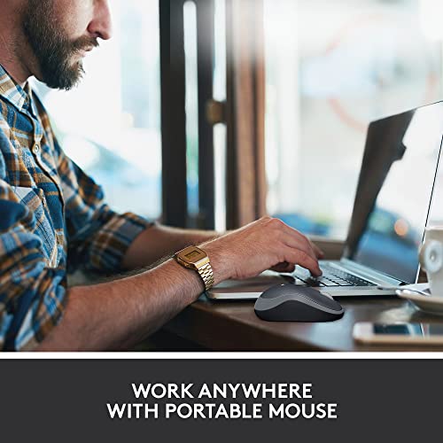Wireless Mouse with USB Receiver - Swift Grey V31639