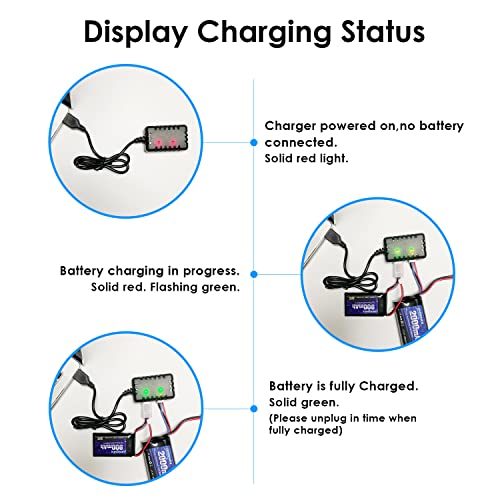 7.4V 450mAh Rechargeable Lipo Battery with JST & PH2.0 Plug X1521