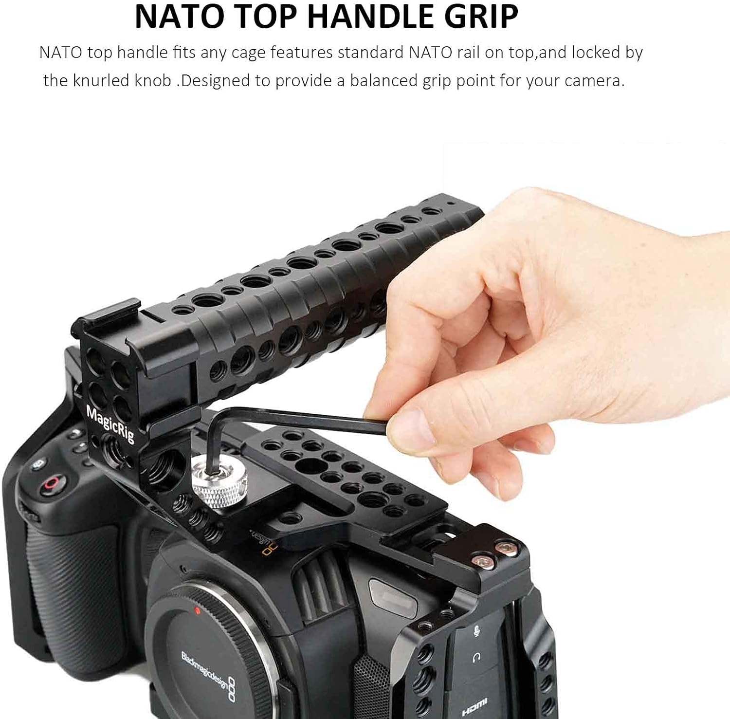 Camera Cage Kit with Top Handle and T5 SSD Mount Holder S6152