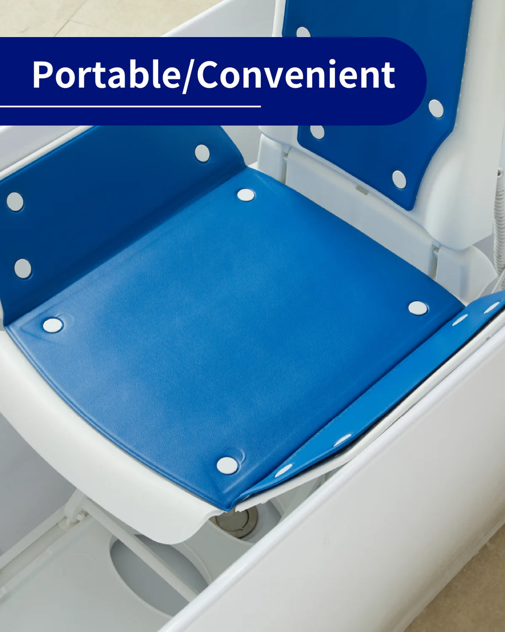 Electric Bath Lift Chair with Steel Pole Support F2204