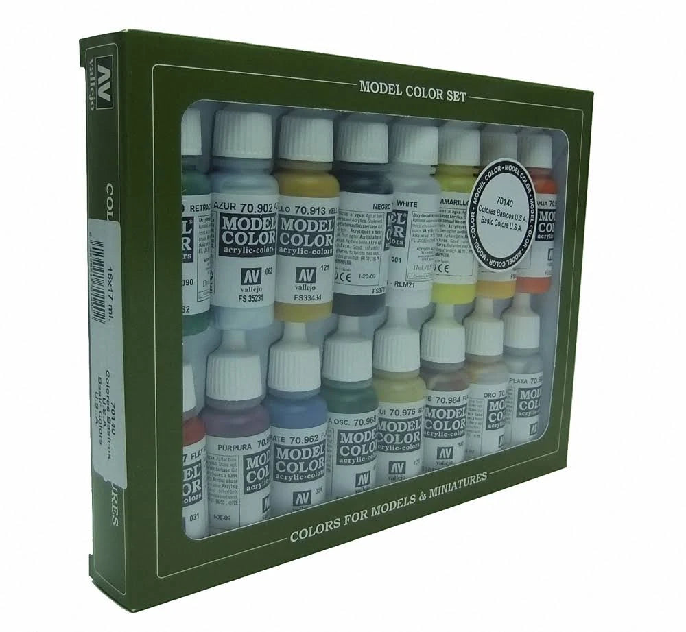16 Colour Acrylic Paint Set C391