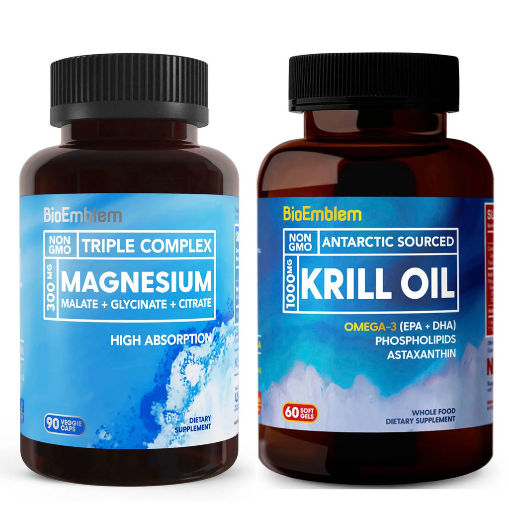 Triple Magnesium Glycinate, Malate, Citrate and Antarctic Krill Oil P252