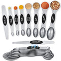 Set of 15 Stainless Steel Measuring Cups and Spoons C28742