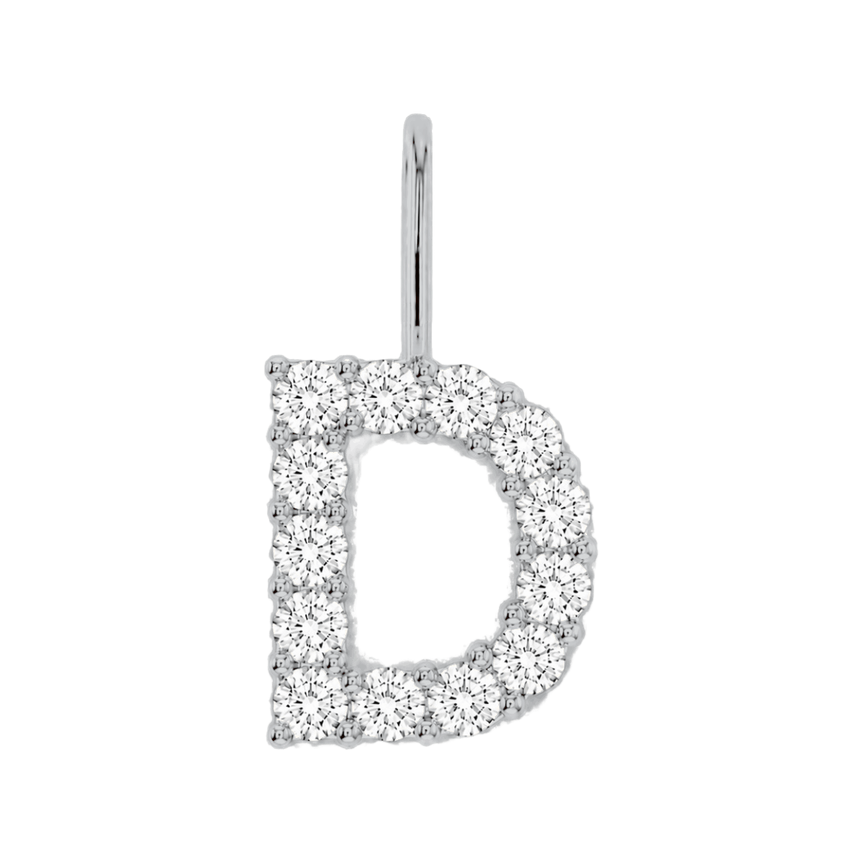 Diamond Initial Charm E118016