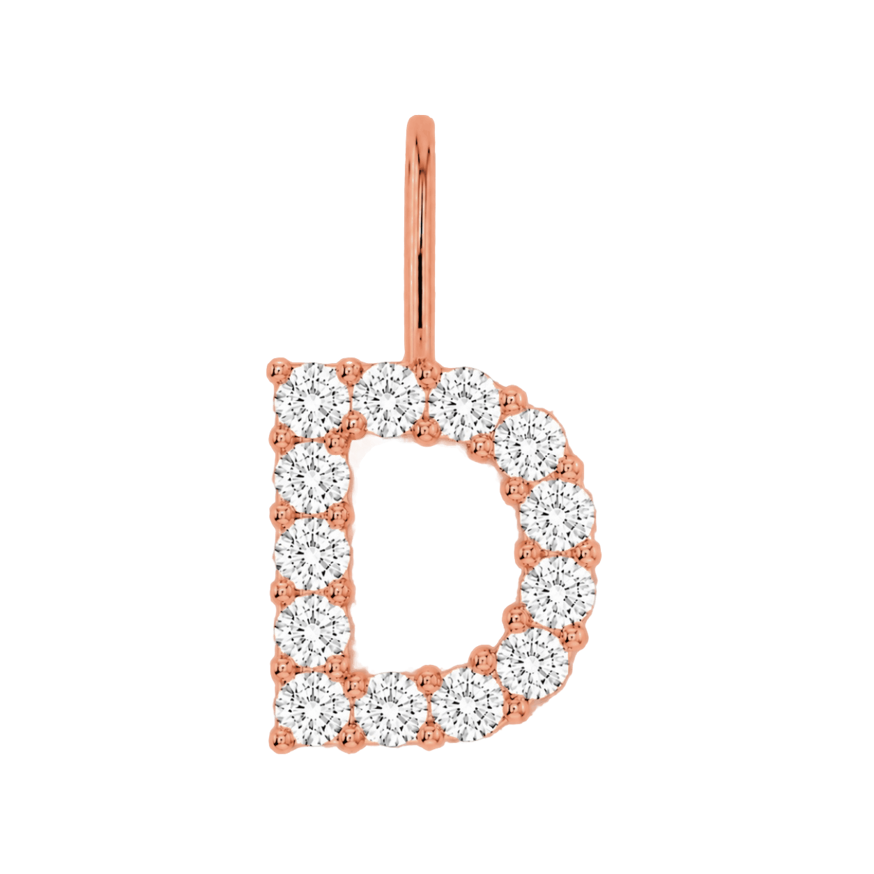 Diamond Initial Charm E118016