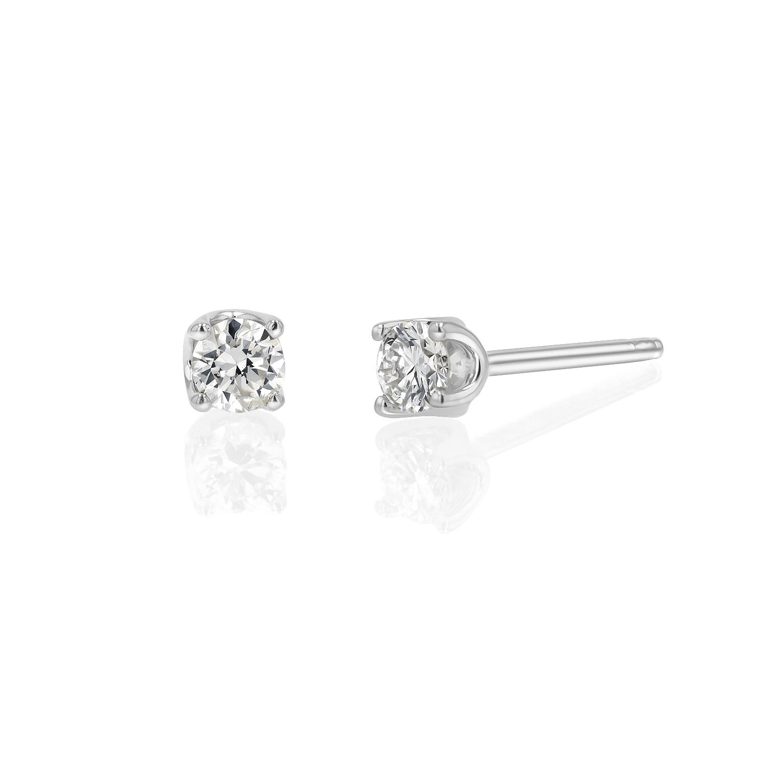 14K Gold Solitaire Studs Z860479