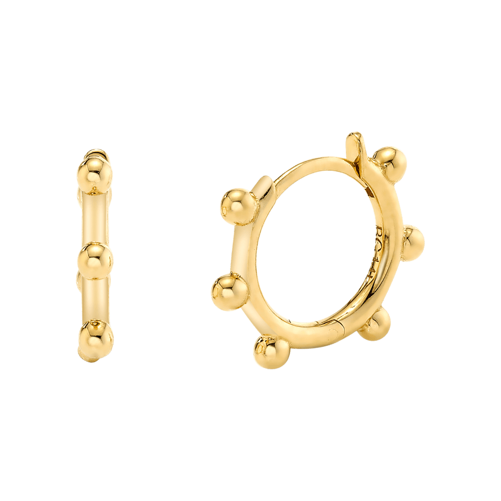 Ball Huggie Hoop Earrings M70869