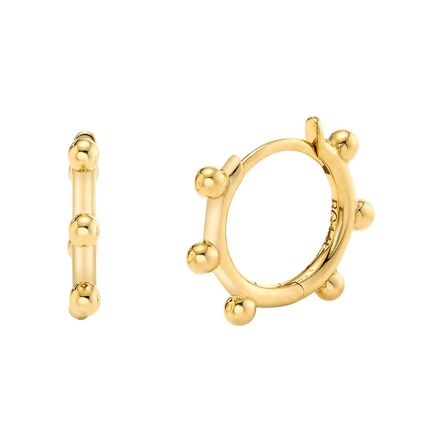 Ball Huggie Hoop Earrings M70869