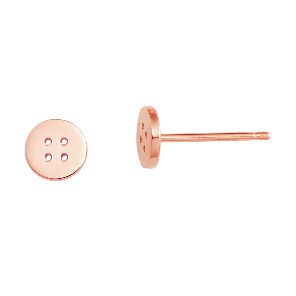 Button Stud Earrings V241599
