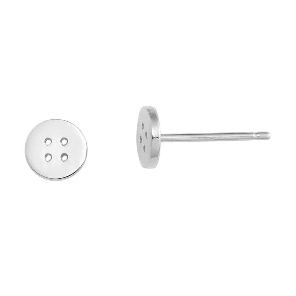 Button Stud Earrings V241599