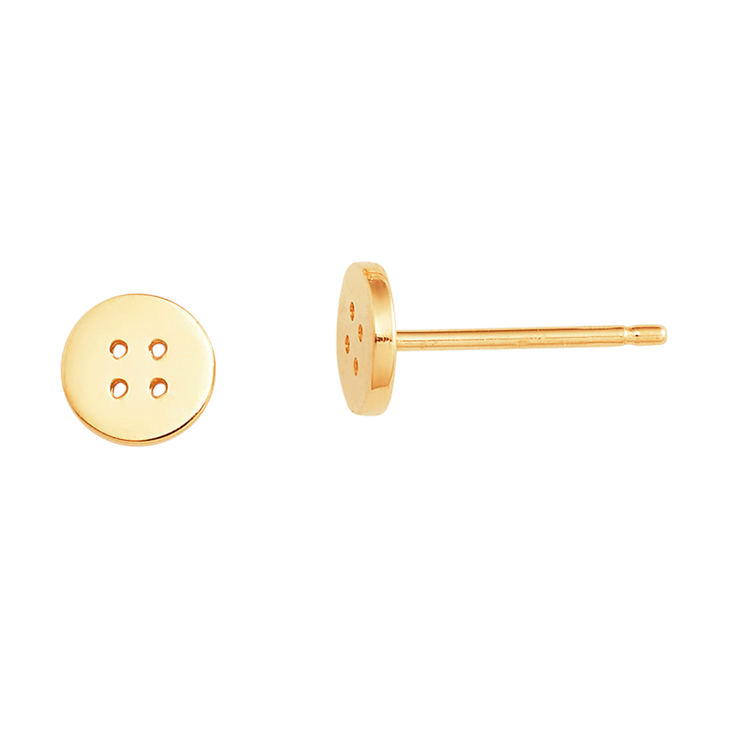 Button Stud Earrings V241599