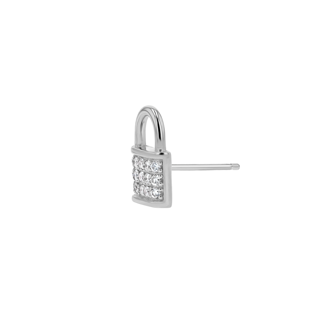 Diamond Pave Stud Earrings F24390