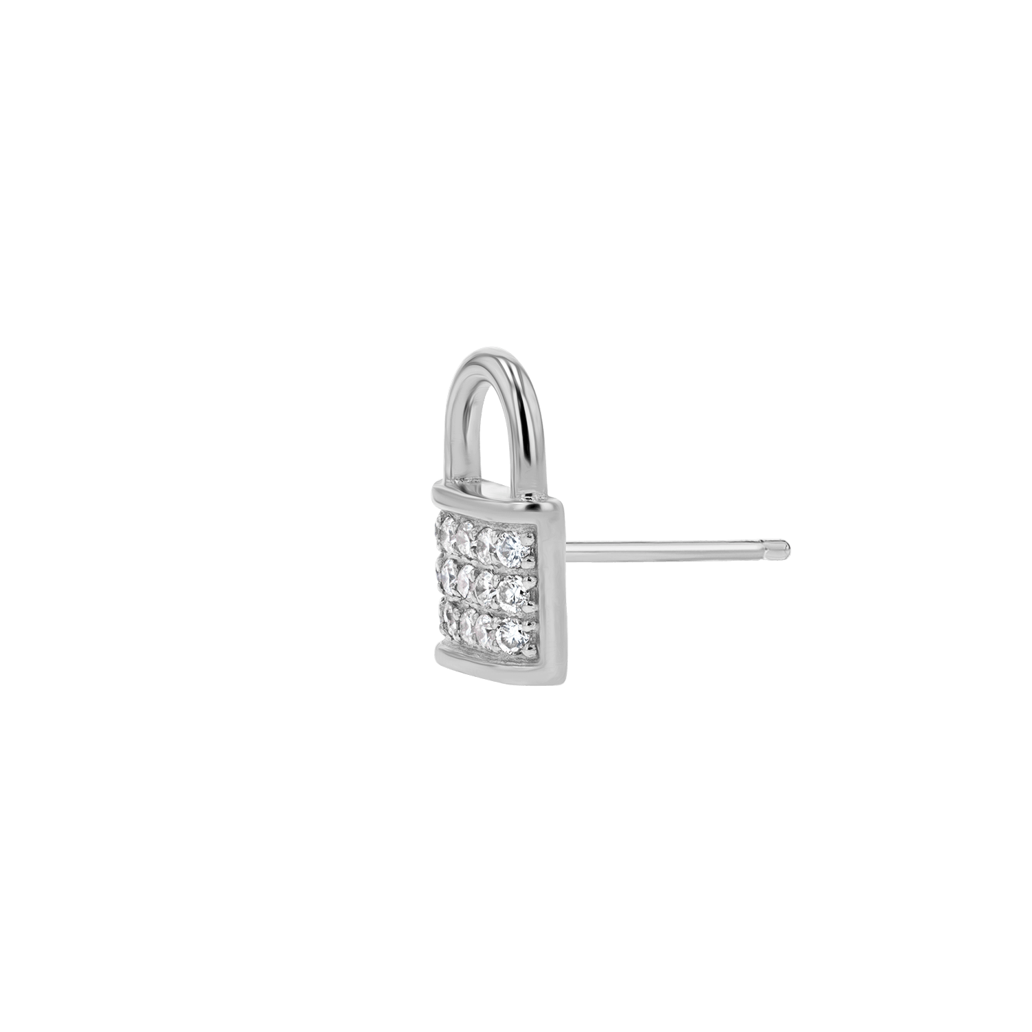 Diamond Pave Stud Earrings F24390