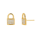 Diamond Pave Stud Earrings F24390