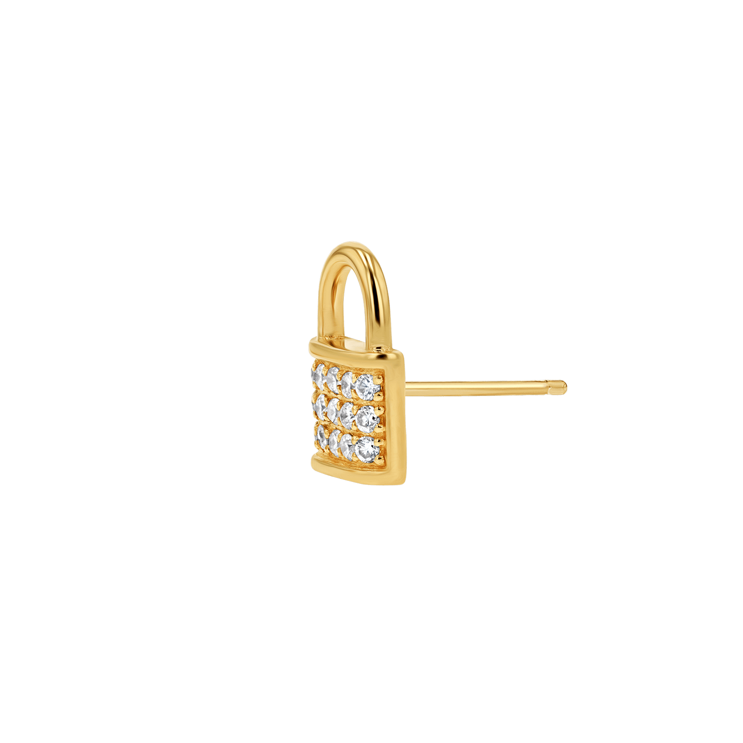 Diamond Pave Stud Earrings F24390