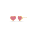 Enamel Heart Earrings H317
