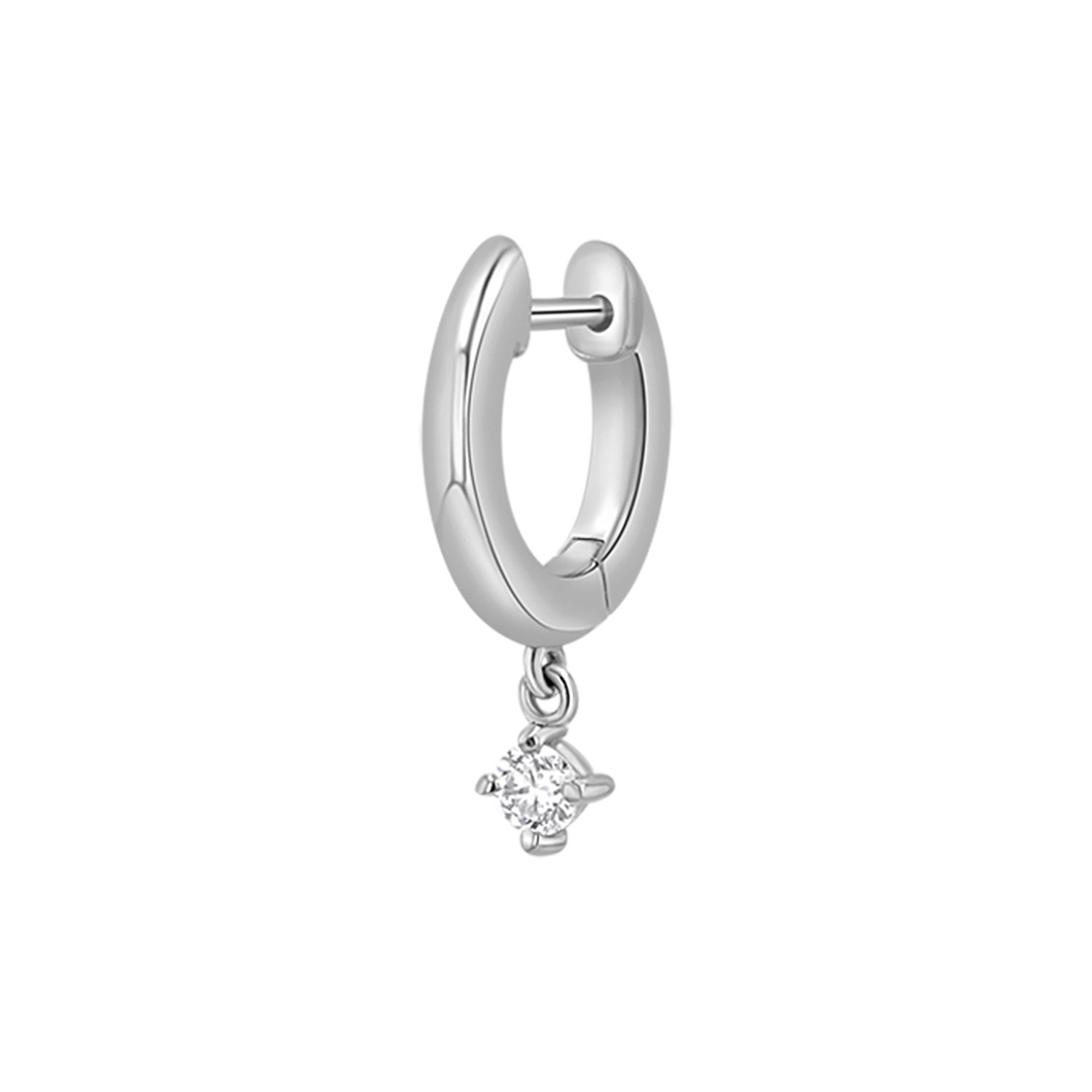 Diamond Charm Drop Huggies S43002