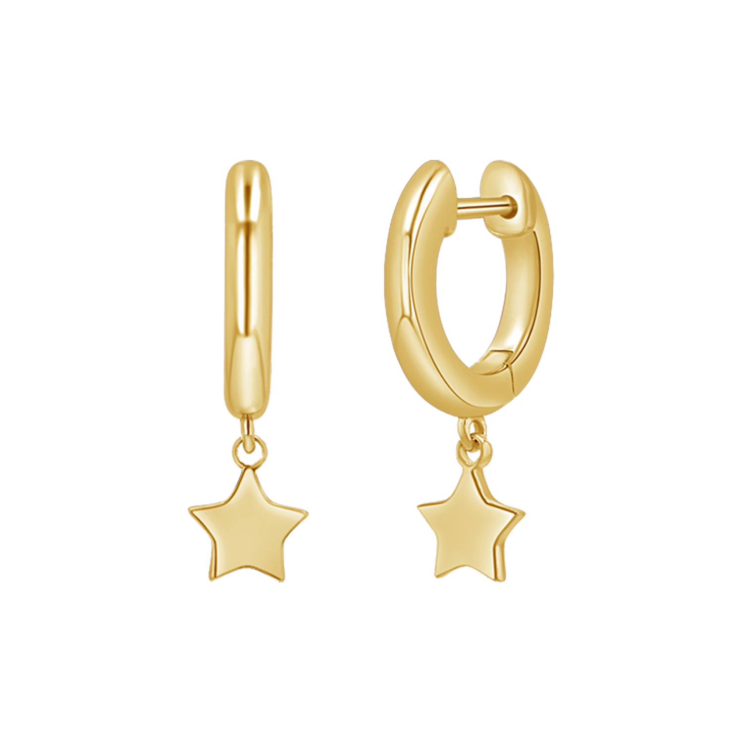 Star Charm Drop Huggies J12680