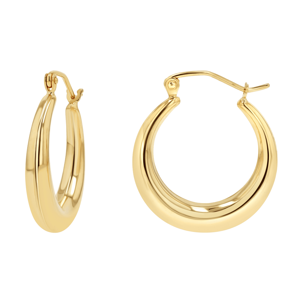 Tapered Hoop Earrings Z8326