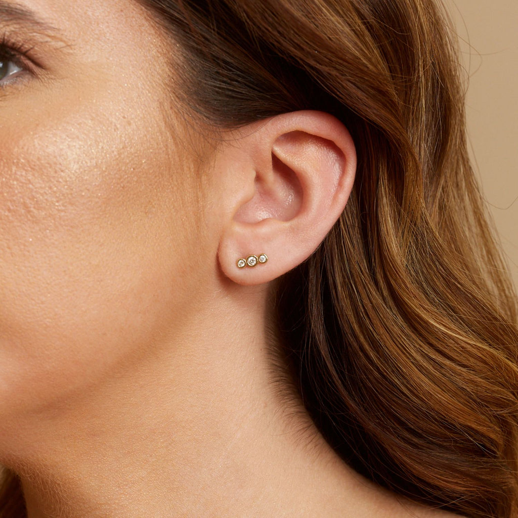 Mini Trio Earrings E14794