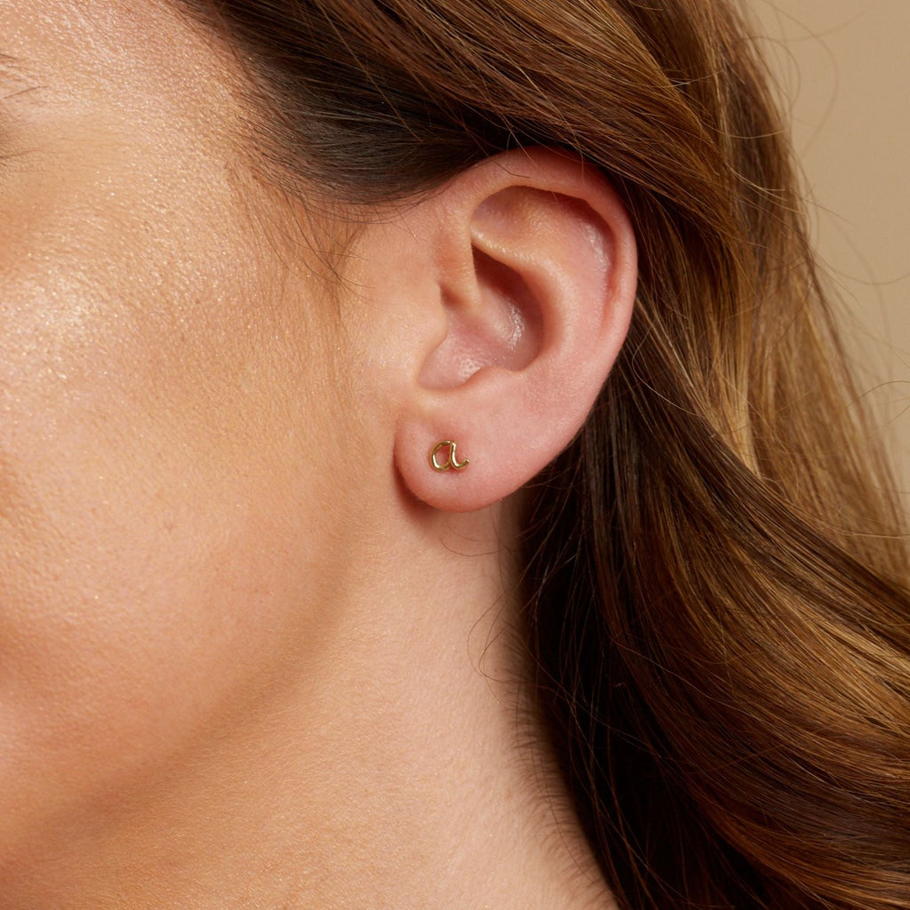 Mini Letter Earrings M45413